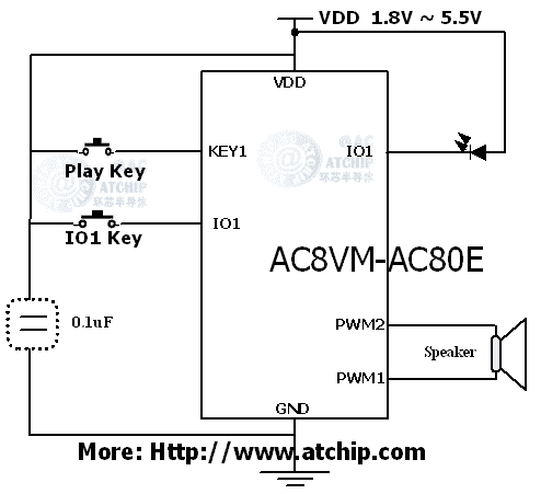 短秒數語音接線電路